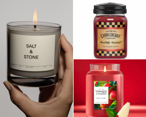 Cozy Candles for all seasons! cover photo collage
