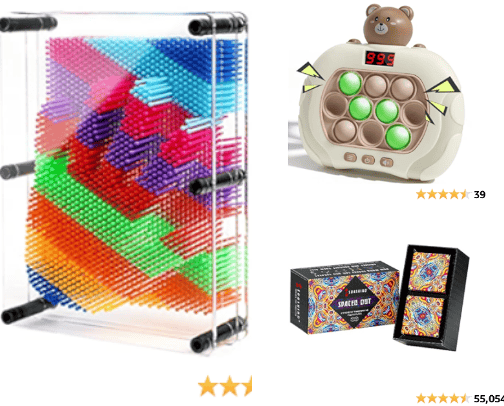 Fidget toys ideas for kids with ADHD and Autism cover photo collage