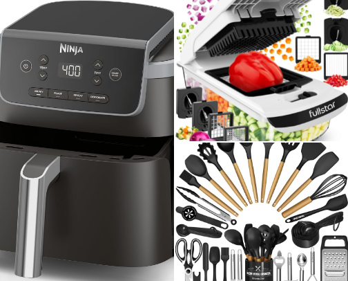 kitchen gadgets 🔪 cover photo collage