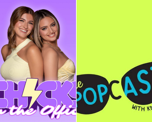 pop culture podcasts for smart ppl who like unserious things cover photo collage