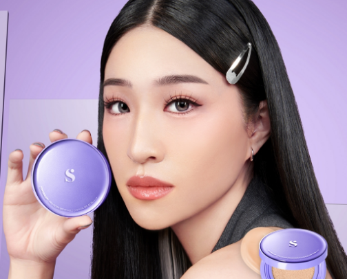 Coverblur Cushion x Lip Glaze cover photo collage