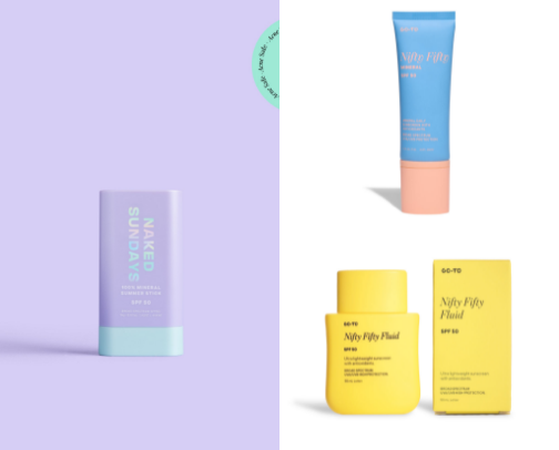 Sunscreen Queen cover photo collage