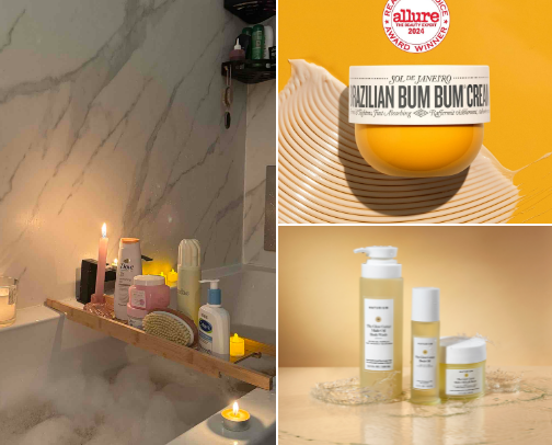 body care/bathing recs 🛁 cover photo collage