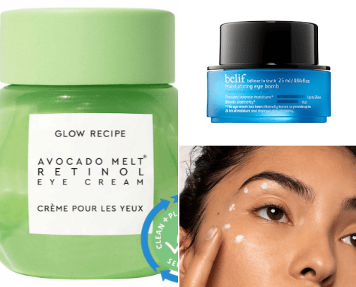 Eyes creams that's work cover photo collage