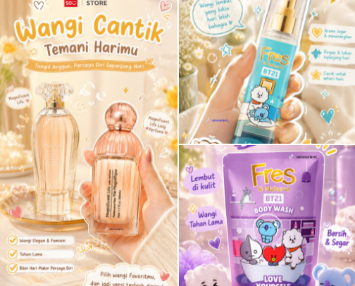 Products For Body cover photo collage