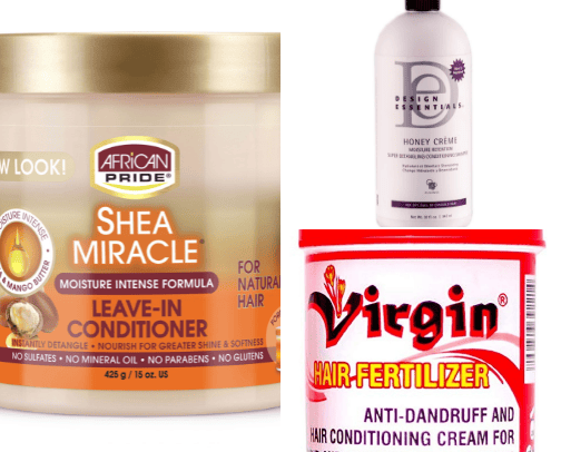 Hair care and accessories cover photo collage