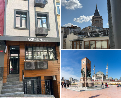 Lovely Places to Stay While Exploring the City in Taksim, Istanbul, Turkey cover photo collage