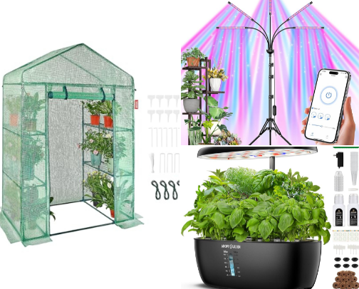 Indoor gardening cover photo collage