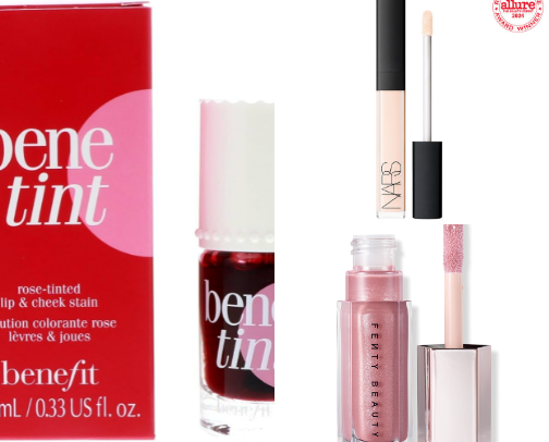 Makeup and skin care cover photo collage