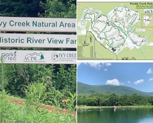 My favorite Virginia Parks include the Blue Ridge Parkway, Skyline Drive, National Forests, and my local parks. cover photo collage