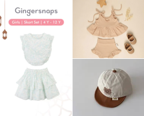 Baby Outfits cover photo collage