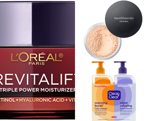 Over 40 Skincare & Makeup cover photo collage