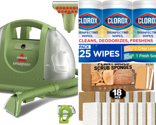 Cleaning Products home improvement cover photo collage
