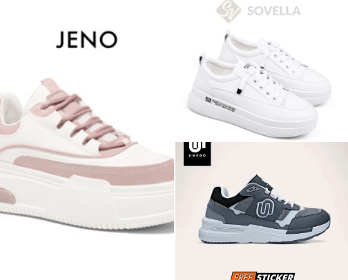 Rekomendasi sepatu cover photo collage