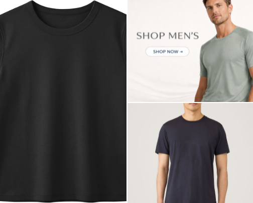 MEN TSHIRT cover photo collage