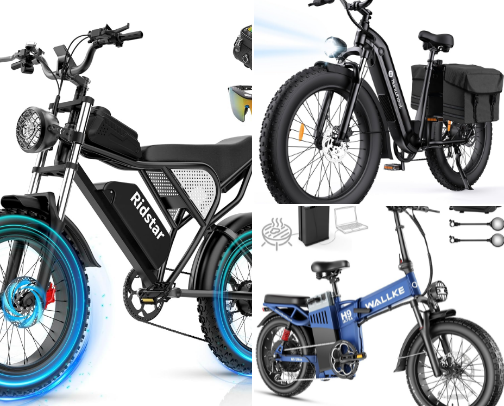Long Range Electric bikes Used For Commuting cover photo collage
