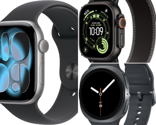 Smartwatch & Wearables ⌚ cover photo collage