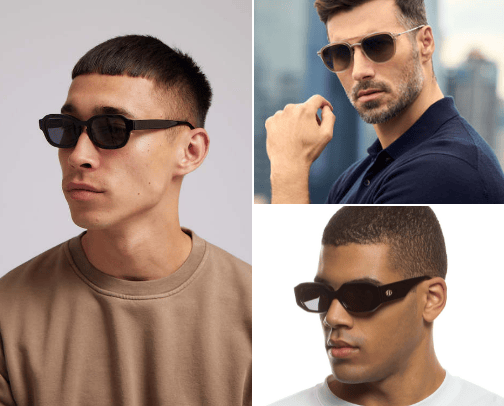 TOP 19 MAN SUNGLASSES 2023 cover photo collage