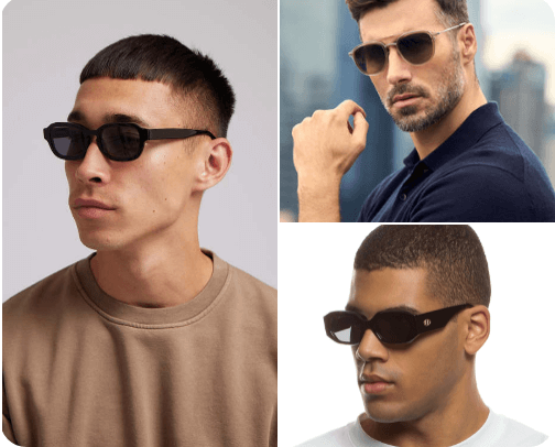 TOP 19 MAN SUNGLASSES 2023 cover photo collage