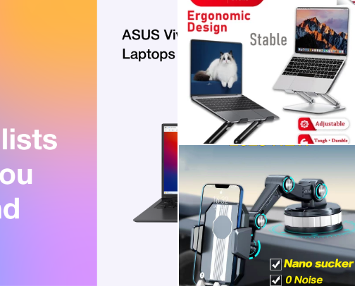 Gadgets on the go cover photo collage