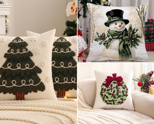 ​Cozy Christmas Home Decor Finds cover photo collage