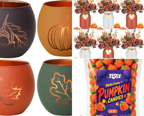 Candle-Lit Fall Gatherings Made Easy cover photo collage