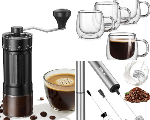 FOR COFFEE MANIACS cover photo collage