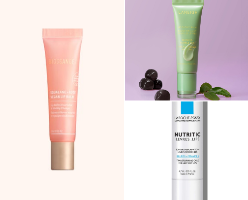Lip balms cover photo collage