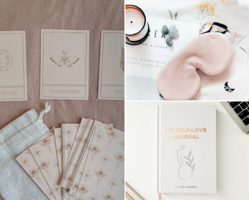 Daily self-care collection cover photo collage