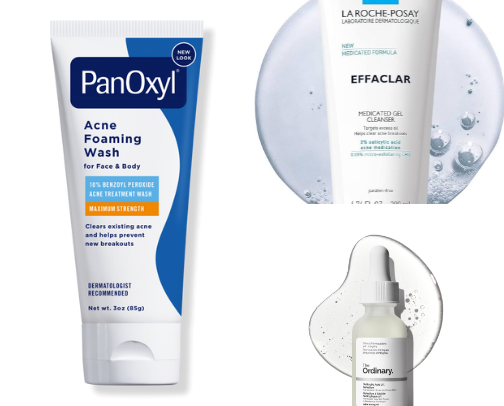 Acne-Prone Skin Must-Haves cover photo collage