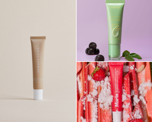 My favorite lip balms cover photo collage