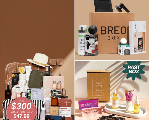 Subscription boxes cover photo collage
