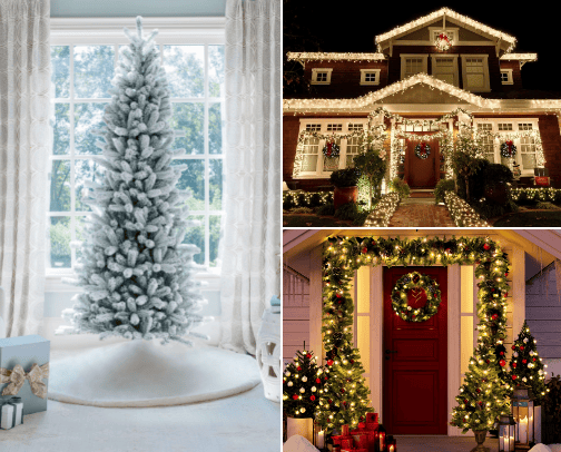 Christmas Decoration cover photo collage