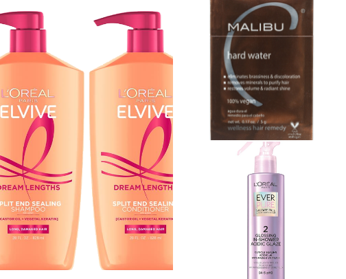 bleach-friendly haircare lineup cover photo collage