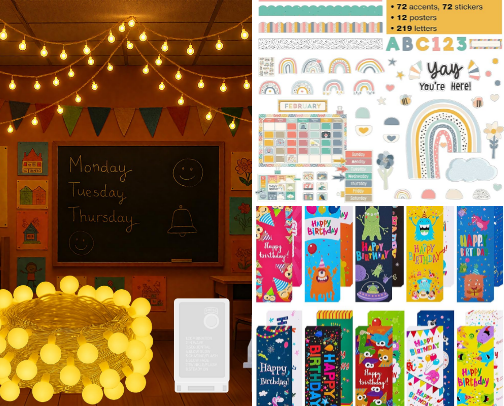 Cutesy things every teacher should have! 💗📒🖊📚 cover photo collage