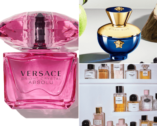 Favorite perfumes💕 cover photo collage