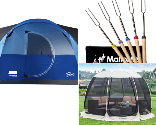 Don’t be a hero! Must haves for comfortable camping! cover photo collage