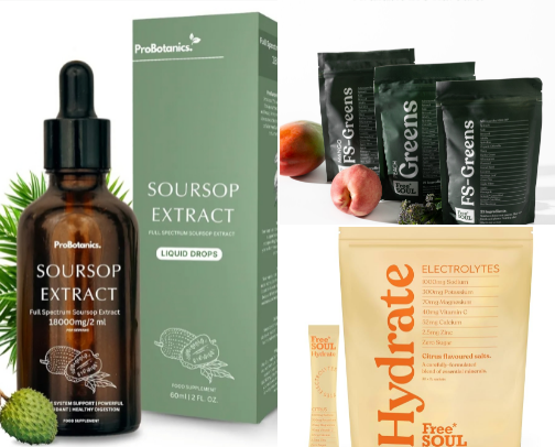Health Supplements cover photo collage