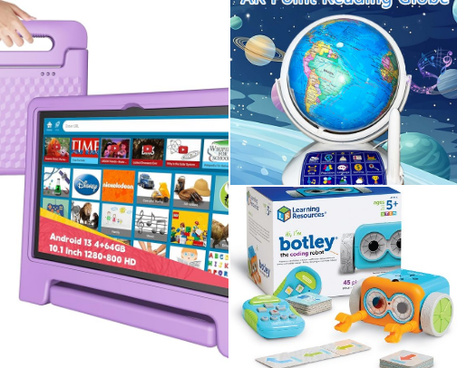 🎒🧸“Play, Learn, Grow: Gadgets That Changed My Kids’ World” cover photo collage