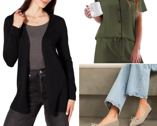 Comfy, Cute & Kinda Obsessed cover photo collage