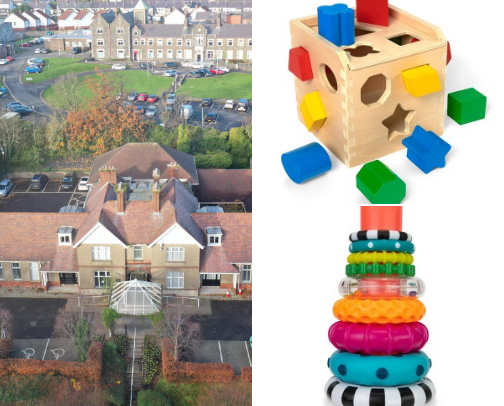Toddler fun + learning cover photo collage