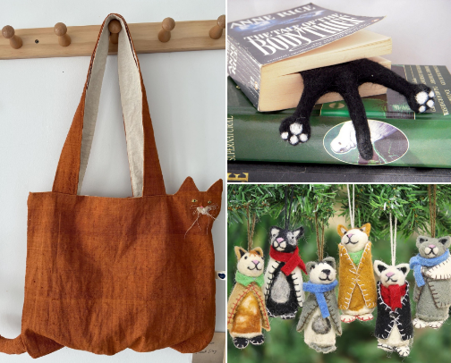Funny Gifts For People Who LOVE Cats cover photo collage