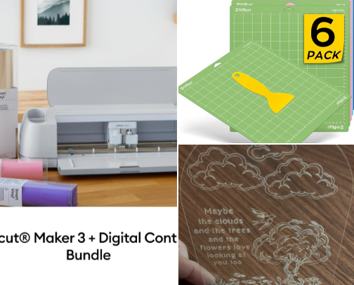 My #1 Crafting Choice: Cricut Maker 3 & Compatible Supplies cover photo collage