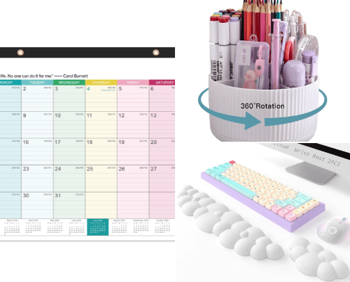 Home office essentials cover photo collage