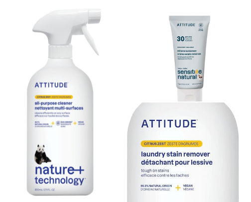 Attitude Home and Personal Care Products cover photo collage