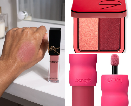 Best Blushes for Melanin-Rich Skin cover photo collage