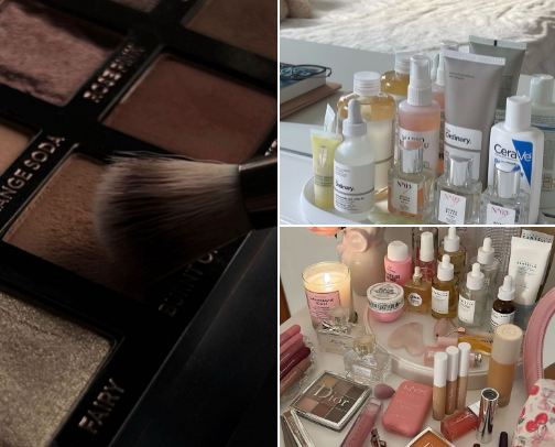 Ditch the Dullness, Grab the Glam: The Only Collection That Takes Your Skin From 'Tired' to 'Totally Obsessed' (P.S., Your Selfie Camera Will Cry Happy Tears). ✨ cover photo collage