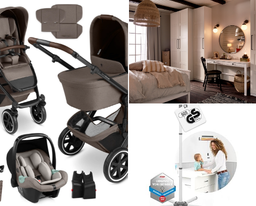 Baby essentials cover photo collage