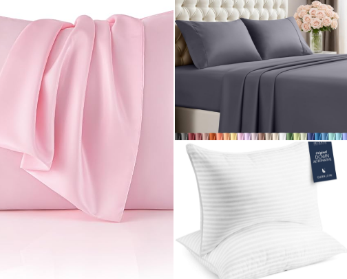 🛏️ Products That Make Your Bed Feel Like a Hotel cover photo collage