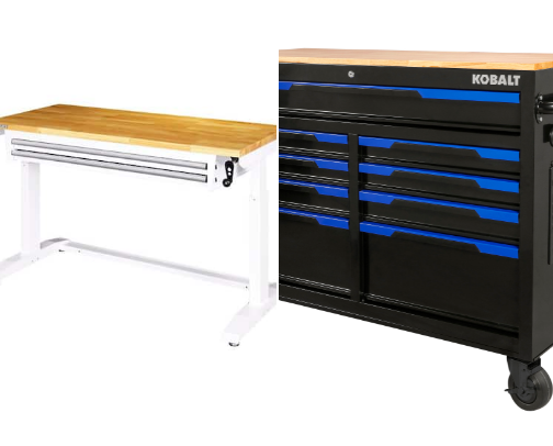 Tool Storage & Workbench cover photo collage